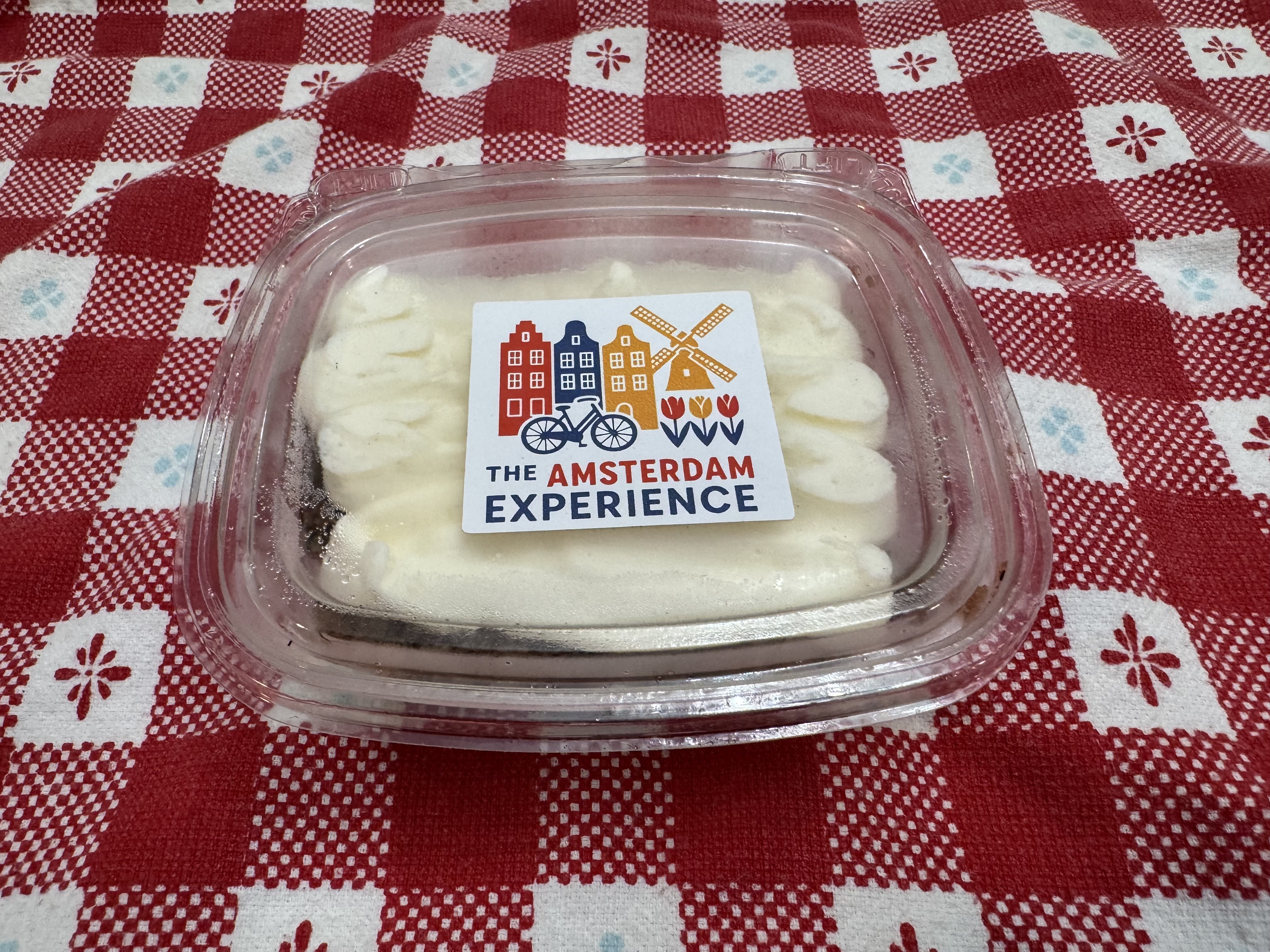 Cake in tray